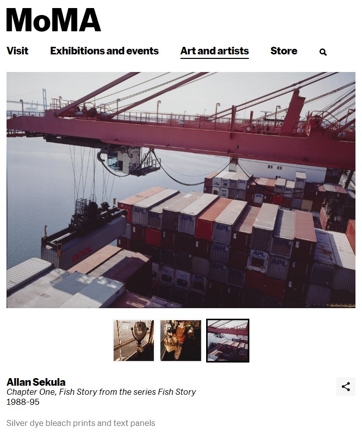Capítulo Uno, Fish Story from the series Fish Story de Allan Sekula.